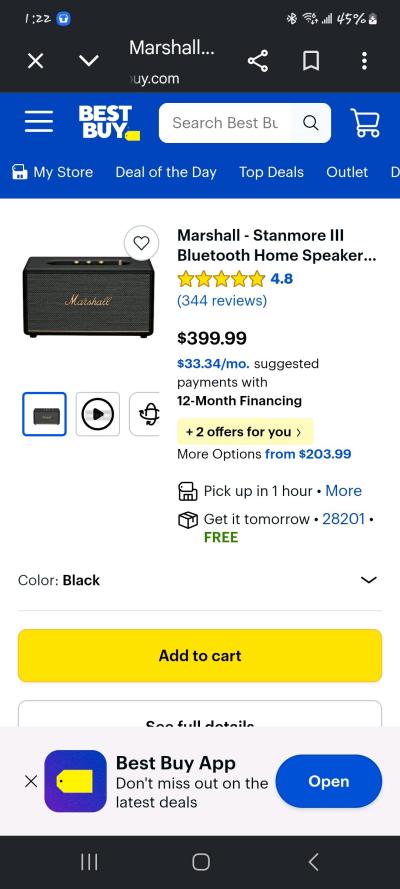 Marshal Stanmore 3 Bluetooth speaker - Thumbnail 3