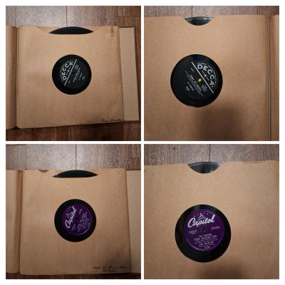 Original VINTAGE 50s 10inch 78rpm double sided vinyls AND - Thumbnail 3
