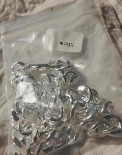 Brand New 9mm 925 Silver Cuban Link 22 Inches Long 925 - Thumbnail 6