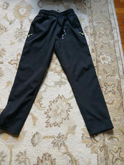 black sweatpants two zipper pocket - Thumbnail 2