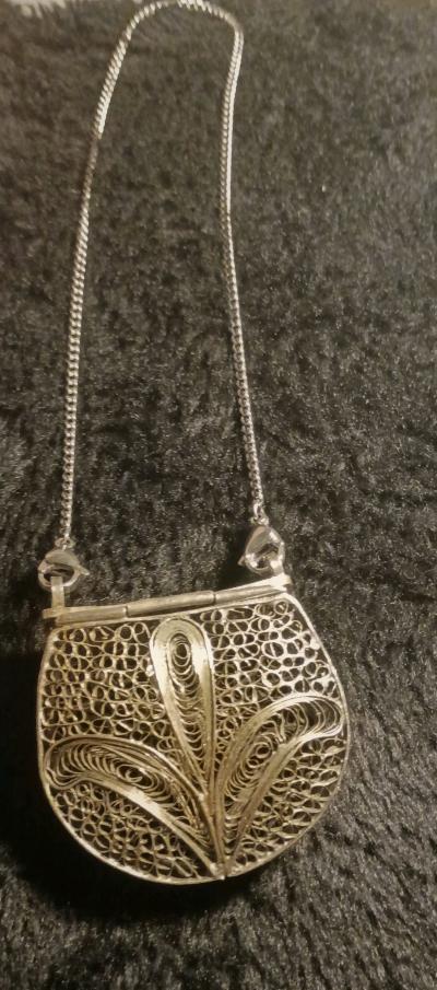 vintage sterling silver coin purse - Thumbnail 4