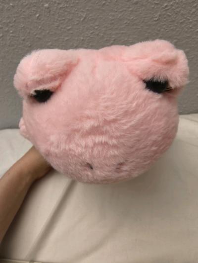 Cute pink frog plush - Thumbnail 4