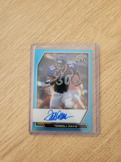 Terrell Davis Autographed card - Thumbnail 2