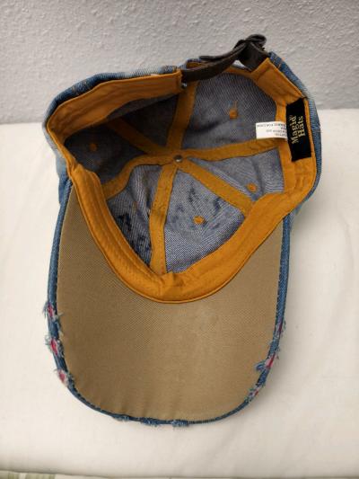 Y2K Denim Star Rhinestone Cap - Thumbnail 4