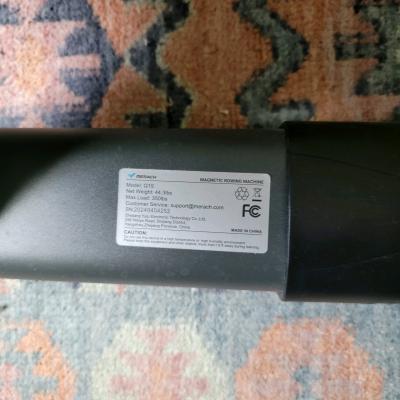 Merach Rowing Machine model Q1S 350lb capacity like new - Thumbnail 3
