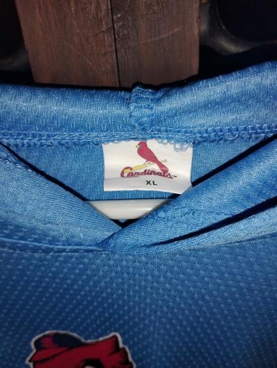 Light Blue long sleeve STL Cardinals hoodie size XL - Thumbnail 4