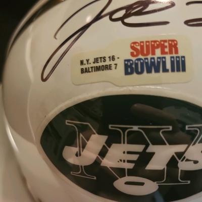 EXTREMELY RARE JOE NAMATH SB III MVP AUTOGRAPHED NY JETS - Thumbnail 2