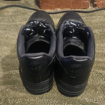 Nike Air Force 1  SUPREME Ltd Editon Black on Black 12in - Thumbnail 4