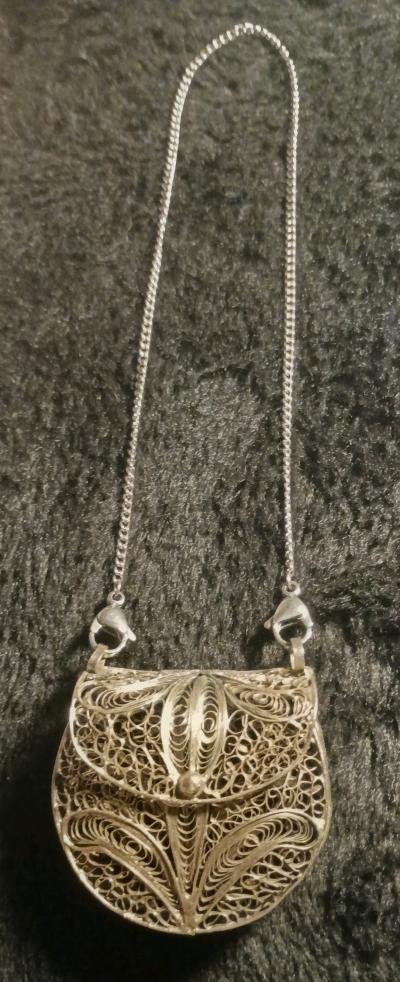 vintage sterling silver coin purse - Thumbnail 3