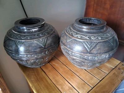 2 ceramic vases - Thumbnail 2