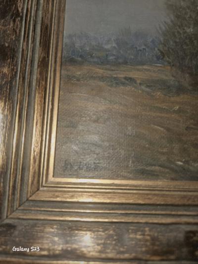 John Powell Hunt Original 1928 Oil Painting - Thumbnail 2