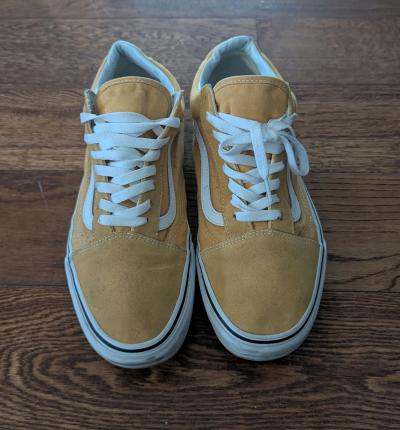 Vans Old Skool Suede Yellow Sneakers US Mens 11 5