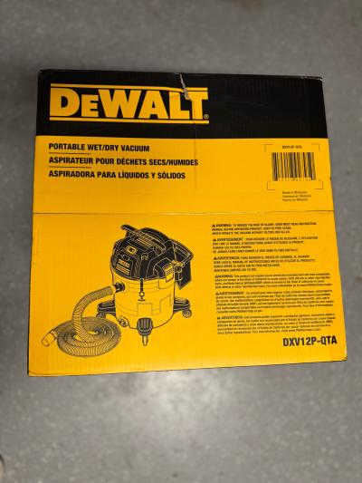 DeWalt 12Gallon 55 HP Stealthsonic Quiet Wet Dry Vacuum - Thumbnail 5