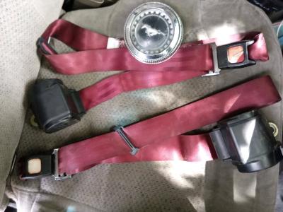 complete set of seatbelts w gas cap