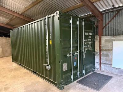 Fully Fitted 20ft Commercial Container Unit For Sale