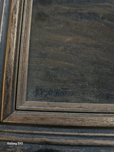 John Powell Hunt Original 1928 Oil Painting - Thumbnail 3