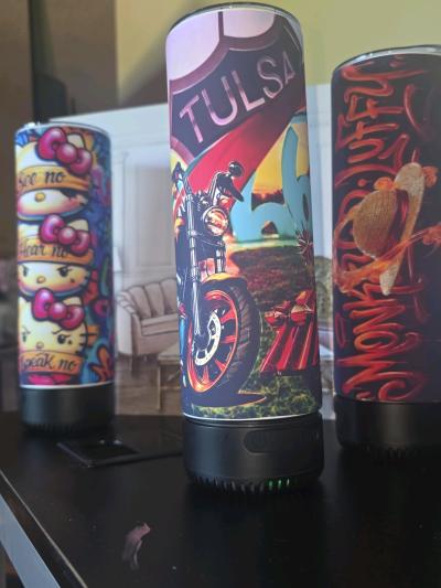 Bluetooth speaker tumbler cups - Thumbnail 2