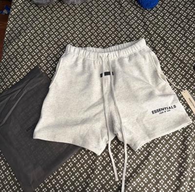 Light gray fear of god essential shorts - Thumbnail 4