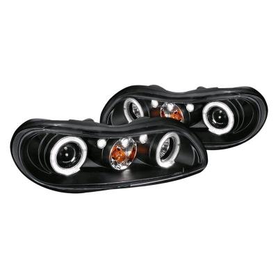 SpecD 9705 Chevy Malibu Halo Projector Headlights Black
