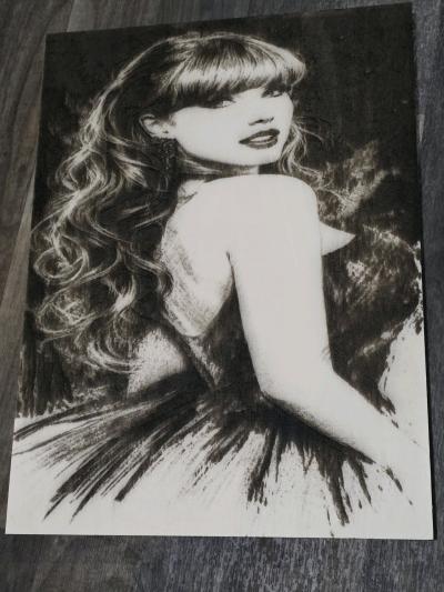 Taylor Swift Laser Engraving