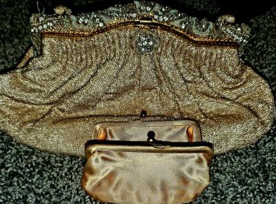 1940 original Saks fifth ave purse and coin purse - Thumbnail 5