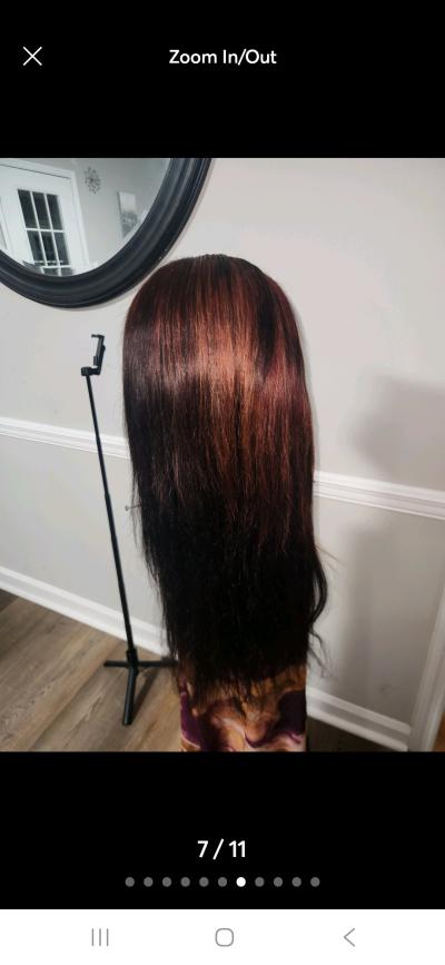 Tricolored lace wig - Thumbnail 7