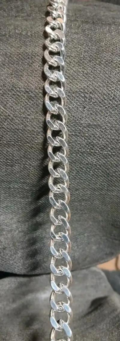 Brand New 9mm 925 Silver Cuban Link 22 Inches Long 925 - Thumbnail 4