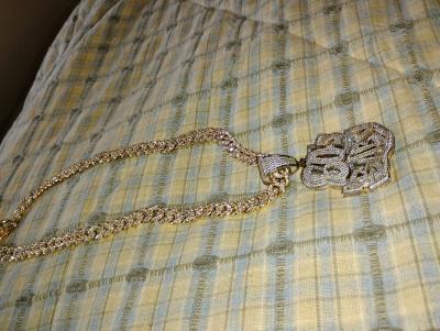 80s Baby Iced Out Cuban Chain - Thumbnail 5