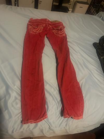 True Religion men red jeans size 28 - Thumbnail 2