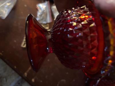 deep red fairy lamp - Thumbnail 5