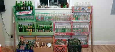 HUGE GLASS SODA BOTTLE COLLECTION