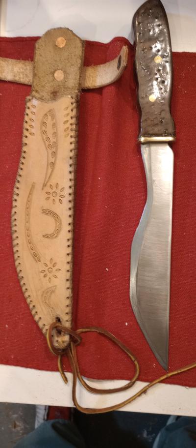 handmade hunting camping knife