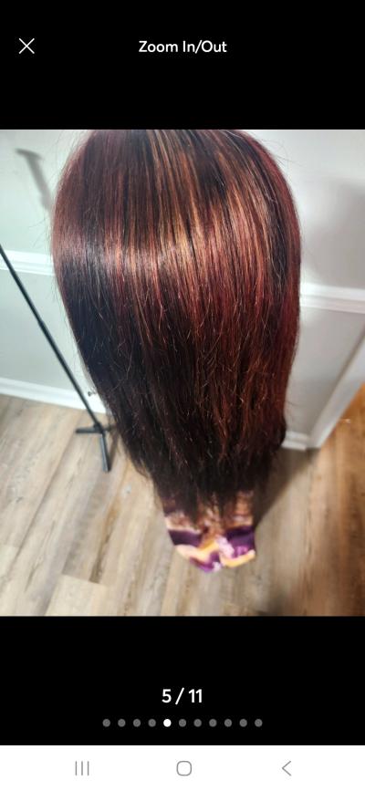 Tricolored lace wig - Thumbnail 5