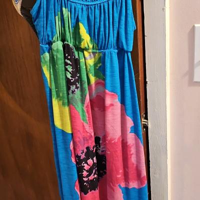 flower colorful summer dress