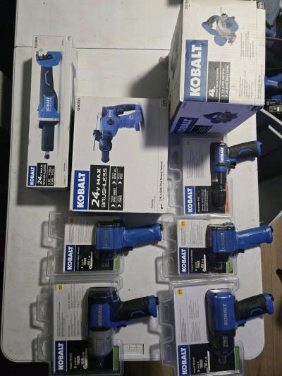 Kobalt power tools brand new