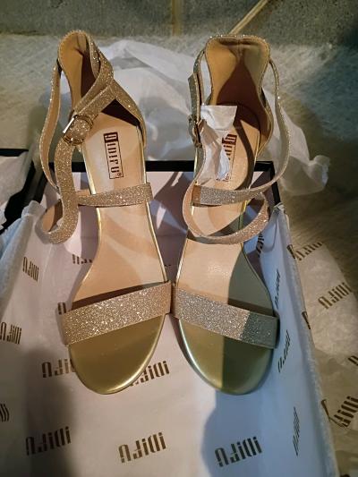 Gold glitter new with tags