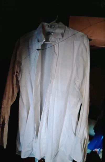 A Nice White Long Sleeve Button Down Top