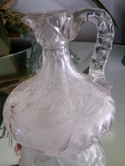 Antique Crystal Decanter - Thumbnail 2