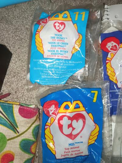 McDonalds mini beanie babies 6 of them - Thumbnail 3
