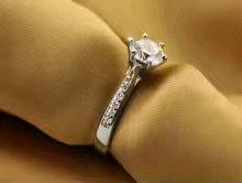 Luxury 925 Sterling Silver Cubic Zerconium Ring - Thumbnail 3