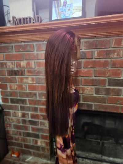 HUMAN BLEND Glueless WIG - Thumbnail 6