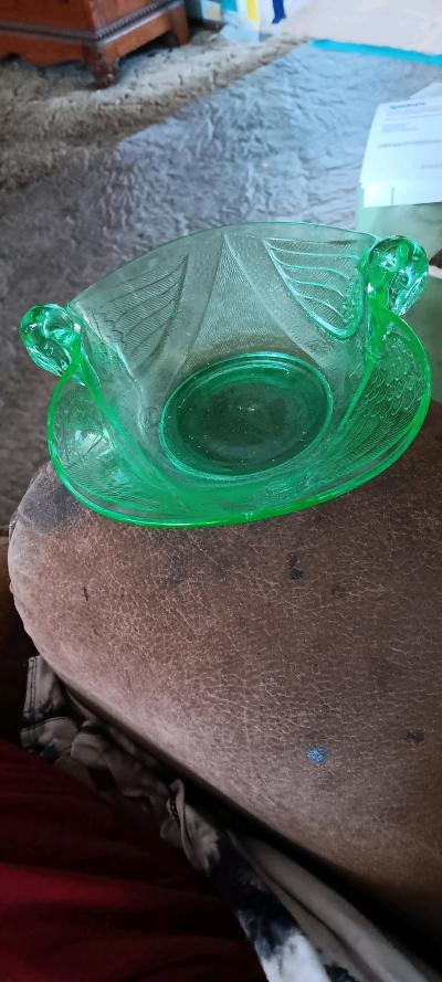 Fenton glass double swan - Thumbnail 6