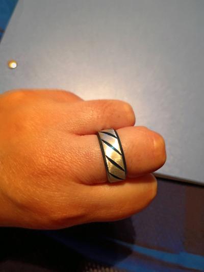 6 Vintage Gothic Rings  for men size 8 - Thumbnail 8