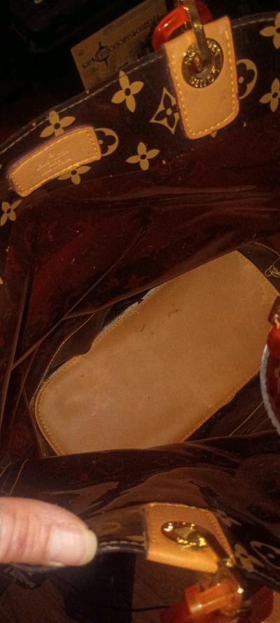 authentic louis Vuitton plastic tote bag - Thumbnail 3