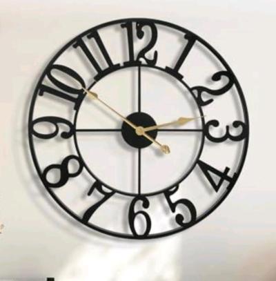 16in Decorative Metal Wall Clock