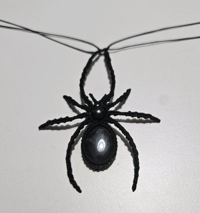 Handmade Spider Necklace
