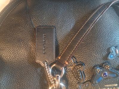 Black leather vintage Coach Kelsey Satchel - Thumbnail 3