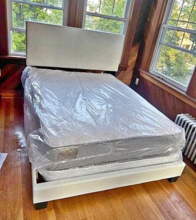 Brand New Mattress  Box Spring  Metal Frame  Inbox For Price - Thumbnail 7