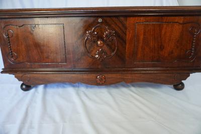 Vintage Cedar Lined Hope Chest | Solid Cedar Blanket Chest | Storage Trunk - Thumbnail 6