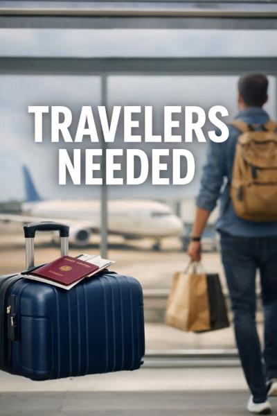 Travelers Wanted  Earn Extra Cash on Your Next Trip - Thumbnail 1